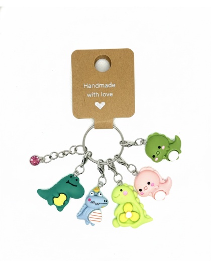 Handmade Dinosaur Stitch Markers Awareness Strong Supporting &amp; Spreading Awareness Chronic Rare Diseases