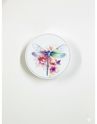 Dragonfly Teal &amp; Pink Support Phone Grip Holder Warrior Surviver Chronic Rare Invisible Illness ( Copy )