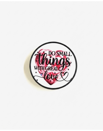 Do Small Things W/Great Love Heart Support Phone Grip Holder Warrior Surviver Chronic Rare Invisible Illness