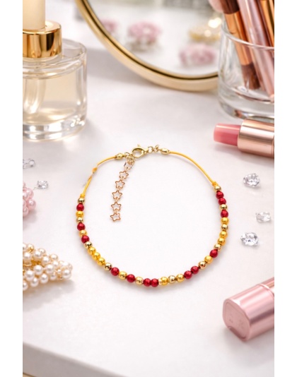 “I Am a Unicorn” Red &amp; Yellow Morse Code Bracelet – Rare Disease, Chronic &amp; Invisible Illness Awareness Jewelry