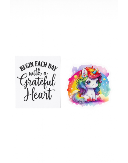 Begin Each Day W/ A Greatful Heart Blue Travel Mug Rare, Chronic &amp; Grow Positive Thoughts Unicorn Invisible Illness Awareness and Support