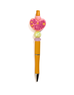 Handmade Orange Pink Be Kind Cute, Fun &amp; Full of Heart Support &amp; Awareness