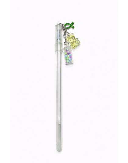 Handmade Green Ribbon Butterfly Pen Cute, Fun &amp; Full of Heart Support &amp; Awareness