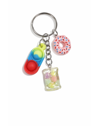 Rainbow Silicone Mini Pop Fidget Donut &amp; Sweets Sensory Toy Raise Awareness Support Rare Chronic &amp; Invisible Illness