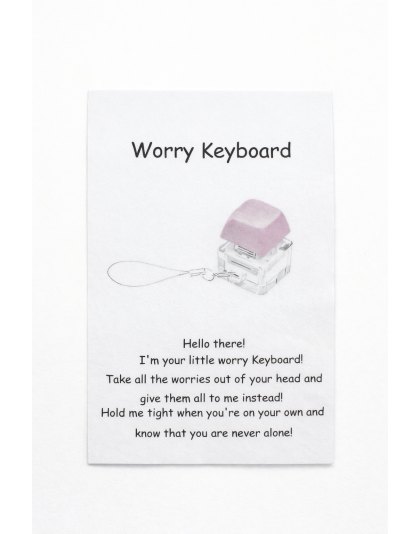 Blue Audible Keyboard Clicker Donut &amp; Sweets Fidget Sensory Toy Raise Awareness Support Rare Chronic &amp; Invisible Illness