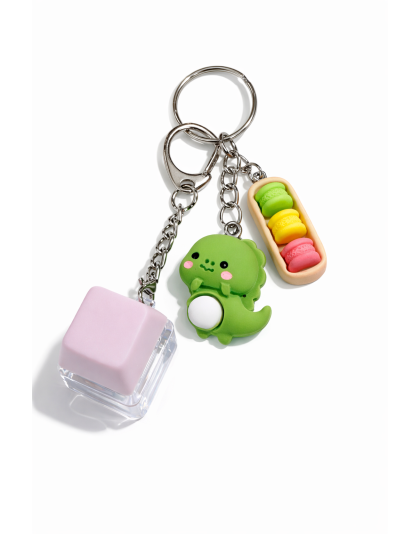 Pink Audible Keyboard Fidget Green Dino Yellow Cookie Charm Sensory Toy Raise Awareness Support Rare Chronic &amp; Invisible Illness