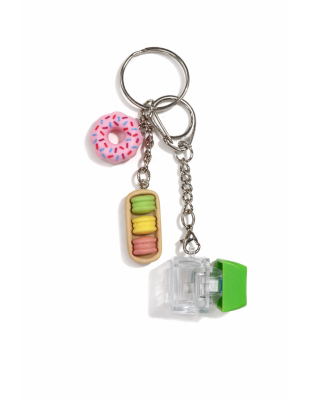 Green Audible Keyboard Fidget Pink Green Yellow Cookies Pink Donut Sensory Toy Raise Awareness Support Rare Chronic &amp; Invisible Illness