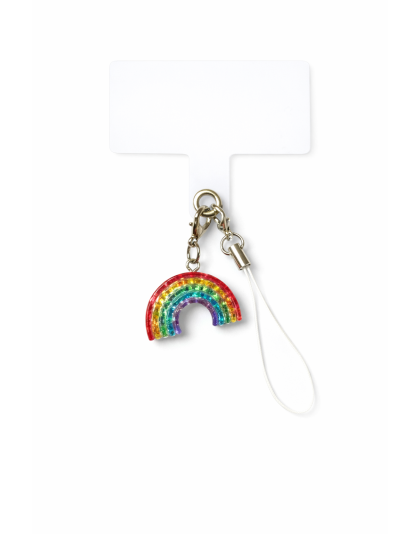 Rainbow Charm Handmade Phone Lanyard &amp; Charm Accessory Chronic Rare Invisible Illness Awareness &amp; Support
