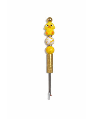 Handmade Yellow Cranky Duck Seam Ripper For Crafter Support Chronic, Rare&amp; Invisible Illness Awareness
