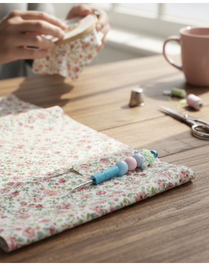 Handmade Pink Teal Unicorn Planter Seam Ripper For Crafter Support Chronic, Rare&amp; Invisible Illness Awareness